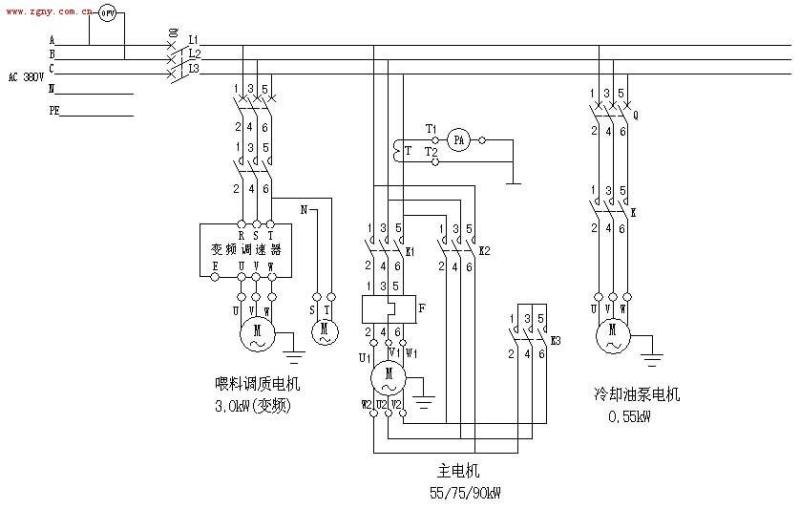 灌装机电气原理图说明书